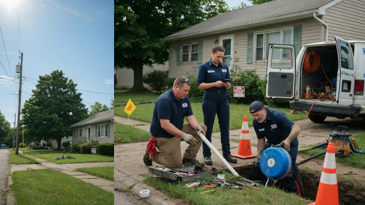 Sewer Line Repair in New Hudson, MI near me